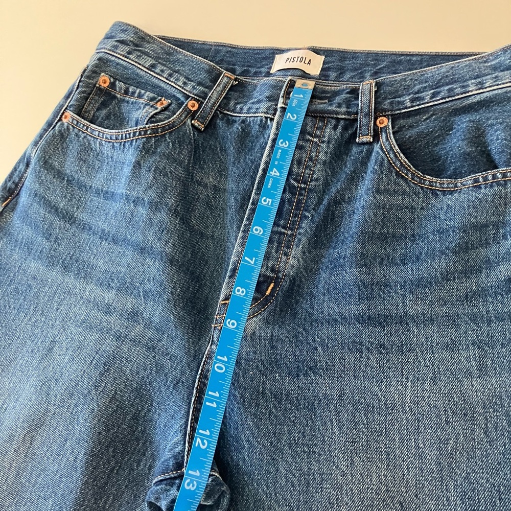 Pistola Cassie super high rise straight crop size 30 - Fairview wash - Picture 8 of 10